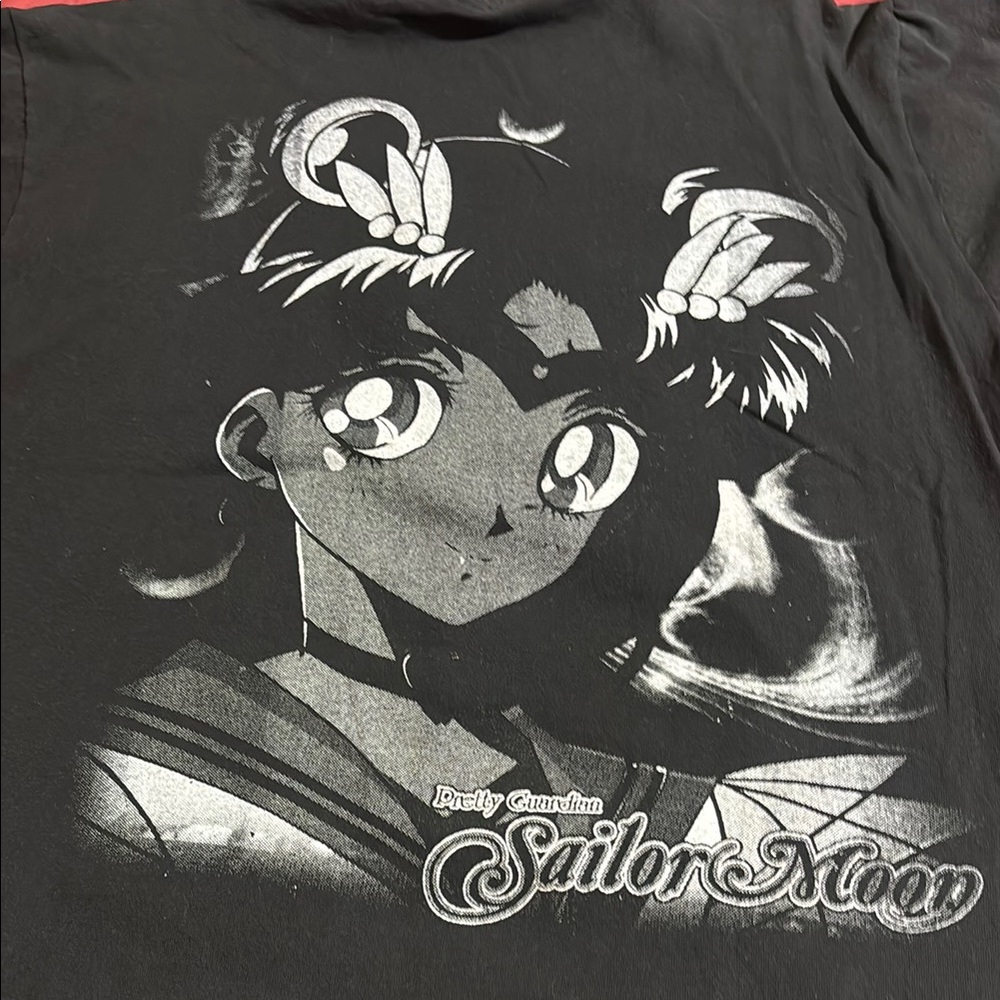 Cotton On Black Short Sleeve Tee Artistic Graphic